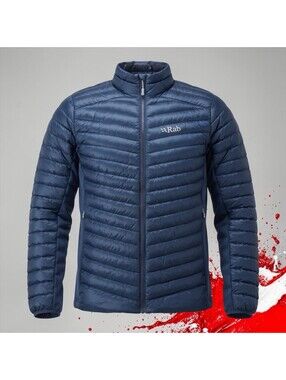 Rab Jacket Mens XXL Blue Cirrus Flex Puffer Preppy Outdoors Hiking Ski Luxury